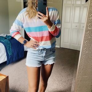 Vintage striped light weight sweater